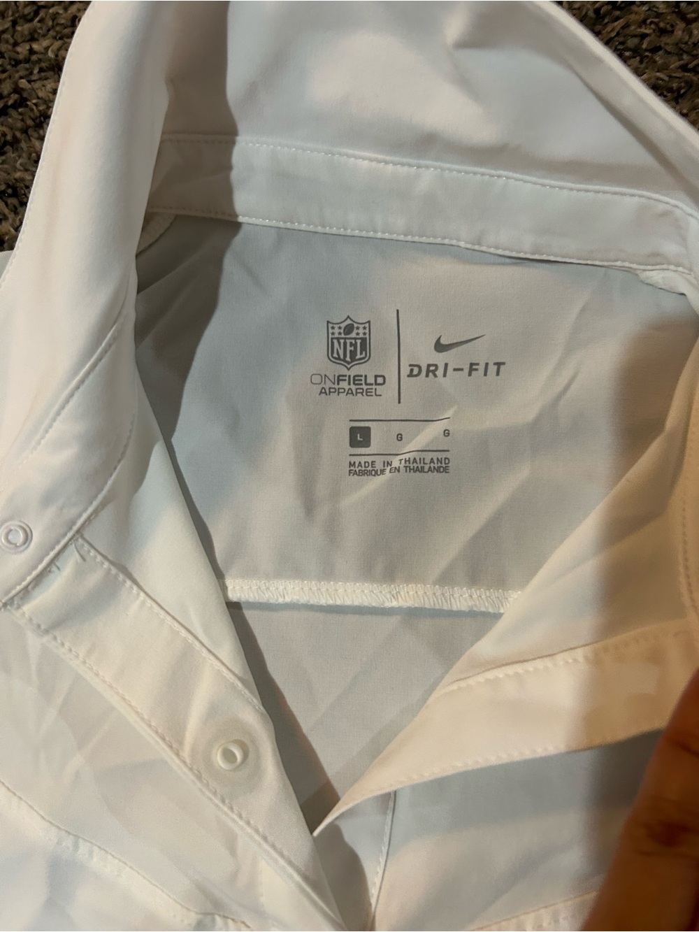 Nike Women's White Seattle Seahawks Polo - Picture 6 of 6